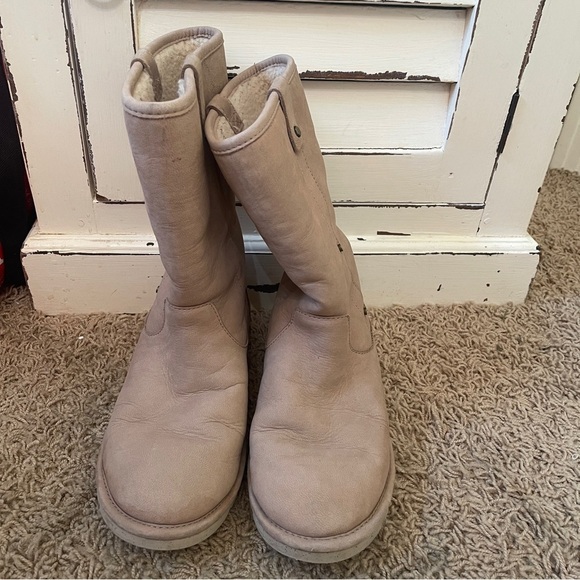 UGG Australia Malinda convertible Boot Sand Fawn Sheepskin Size 6 Uggs Winter - Picture 5 of 16